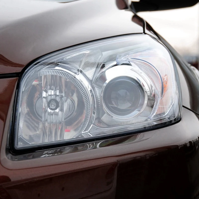 

2 Pcs Car Front Headlight Clear Lens Cover Lampshade Shell Cover for Toyota Rav4 2009-2012, Left & Right