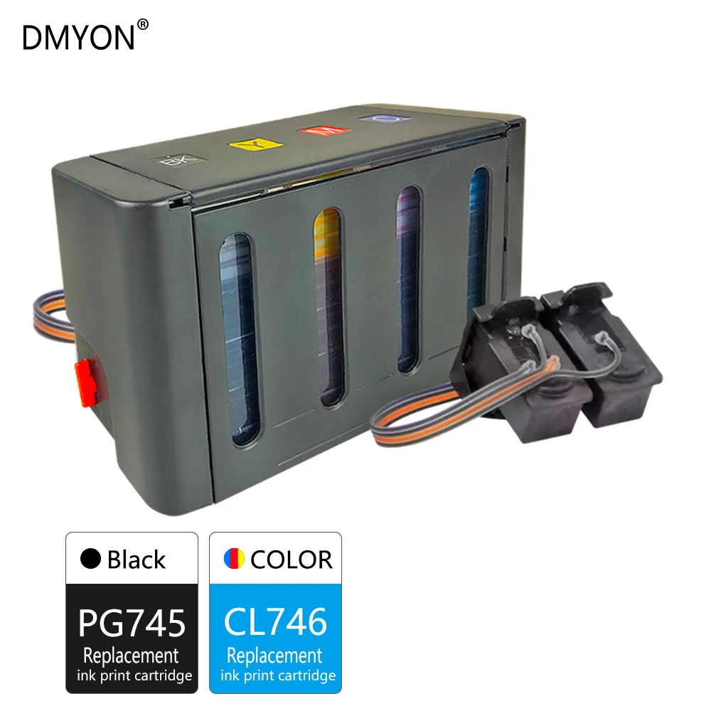 DMYON совместимый для Canon PG745 CL746 Система непрерывной подачи чернил Pixma MX497 TR4570 IP2870 2870S