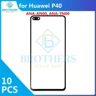 Для Huawei P20 P30 P40 P40 Pro Mate 20 30 40 Pro передняя внешняя стеклянная линза Панель сенсорный экран Стеклянные детали для телефона с OCA