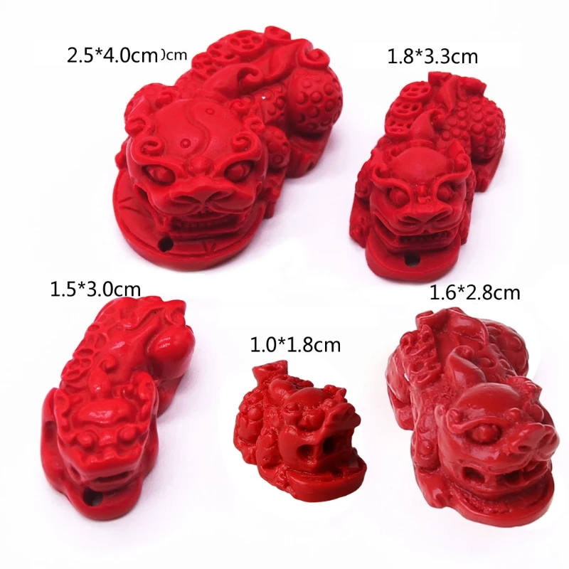 

Natural Pendant Handmade Pixiu Charm Beads Lucky Amulet Pendant Jewelry Making