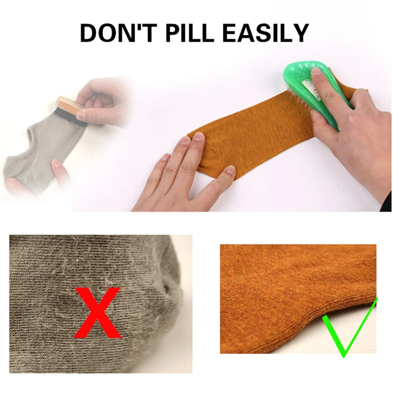 Носки мужские из бамбукового волокна брендовые цветные короткие носки невидимки