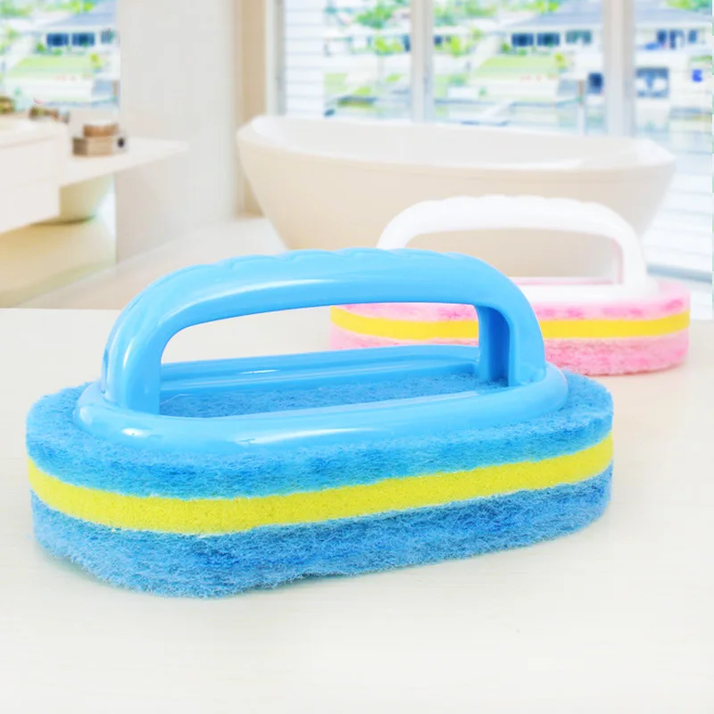 

Cleaning Brush with Handle Sponge Brush Kitchen Bathroom decontamination Toilet Brush Cleaner Car Household Cleaning Tools