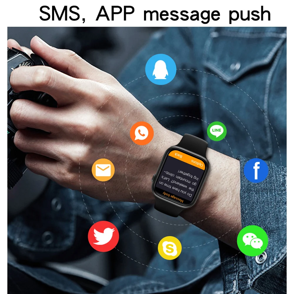 2021 dial call iwo smart watch men 1 75 inch sport smartwatch women heart rate monitor watches for iphone xiaomi huawei pk hw22 free global shipping