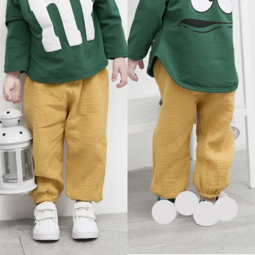 От 6 месяцев до 4 лет Хлопковые Штаны в винтажном стиле для маленьких мальчиков и