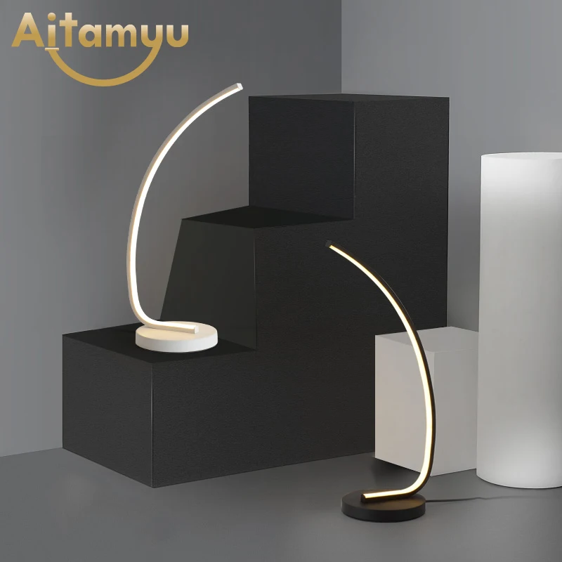 Современные настольные лампы с железными акриловое волокно внутренней отделки