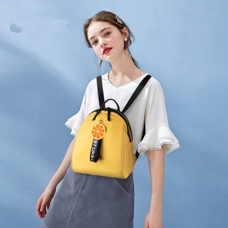 Zoger backpack girls waterproof nylon pouch new mini wild canvas bag fashion Oxford cloth small backpack ins super fire