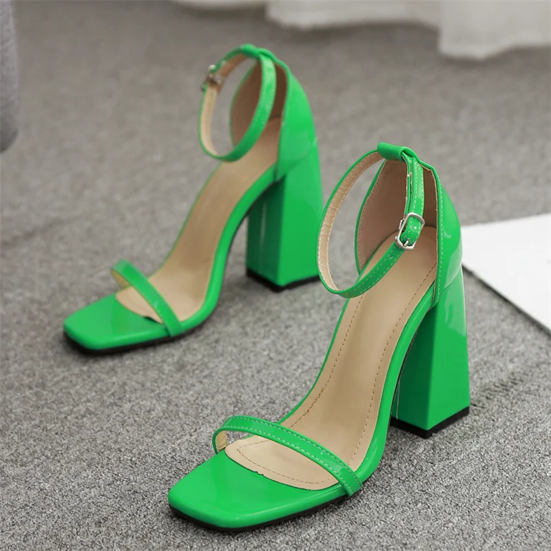 Сандалии женские на платформе 10 см босоножки толстом блочном каблуке туфли