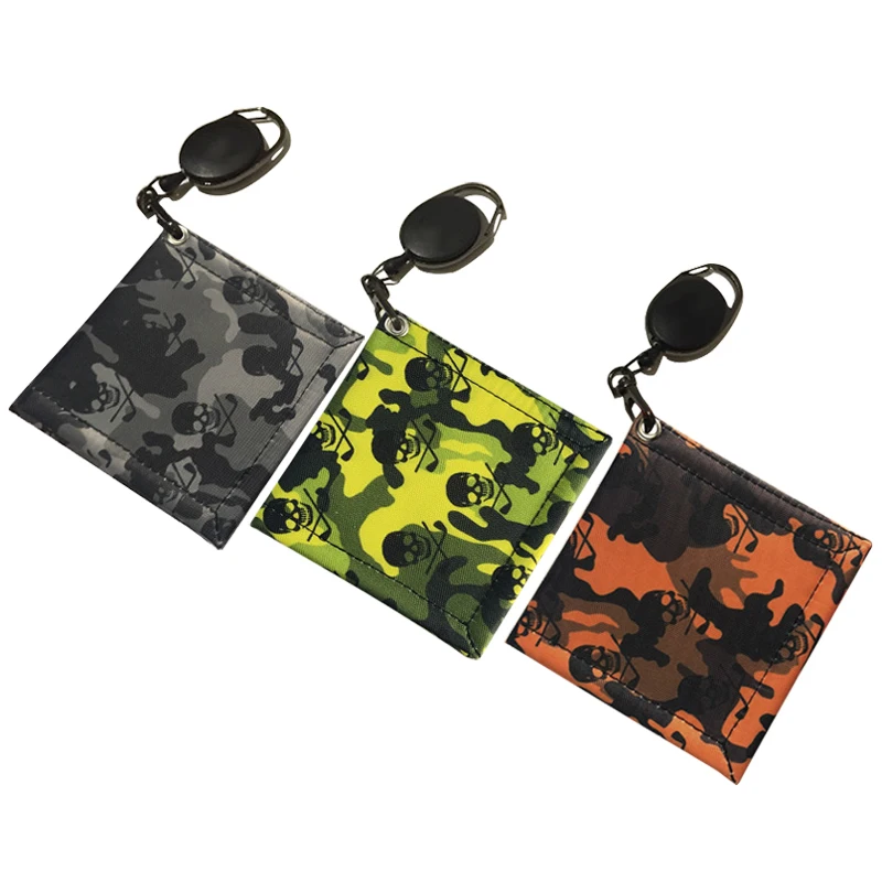 Полотенце для чистки квадратных мячей гольфа мини-полотенце с выдвижной пряжкой