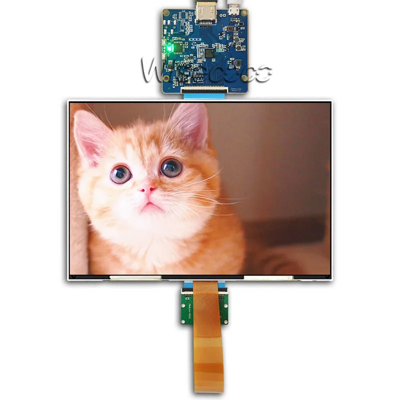 Wisecoco для Wanhao D8 ЖК-экран 8,9 дюймов 2 к ЖК-дисплей S 2560X1600 HDMI к MIPI драйвер плата DLP SLA Wanhao Дубликатор 8 панель