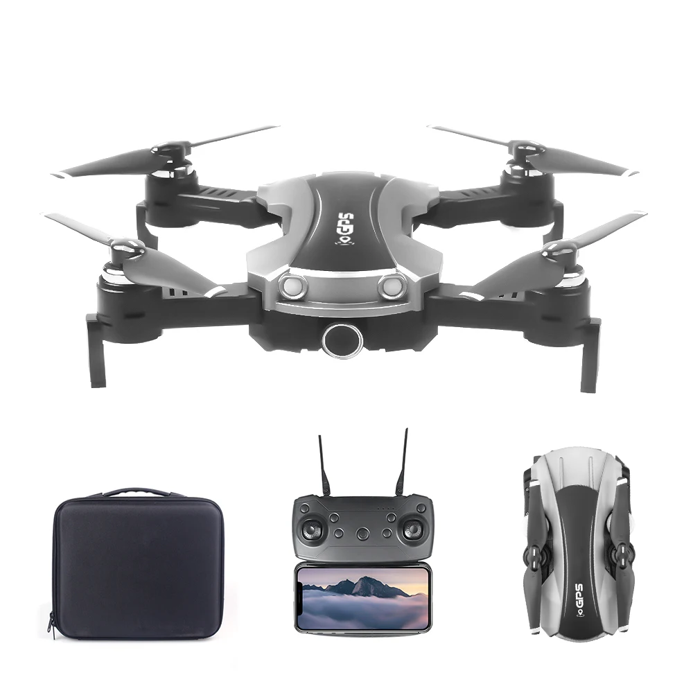 6 5G GPS Радиоуправляемый Дрон с камерой 2K Wifi FPV складной квадрокоптер Follow Me Altitude Hold