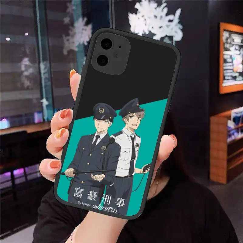 

anime Balance UNLIMITED Phone Case Matte Transparent for iPhone 11 12 7 8 s mini pro X XS XR MAX Plus cover
