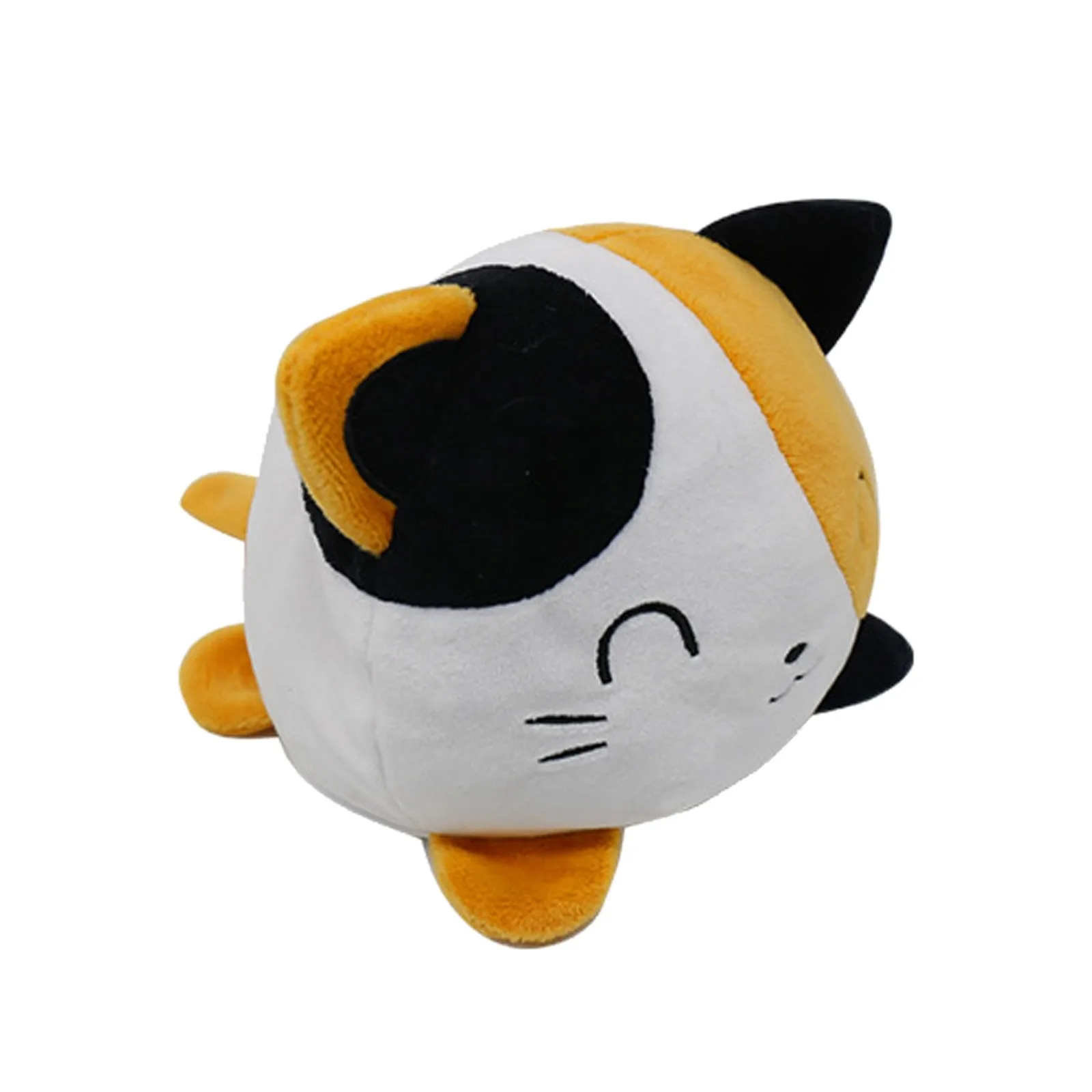 Реверсивный забавные плюшевые игрушки эмоции кошка Двусторонняя флип Куклы