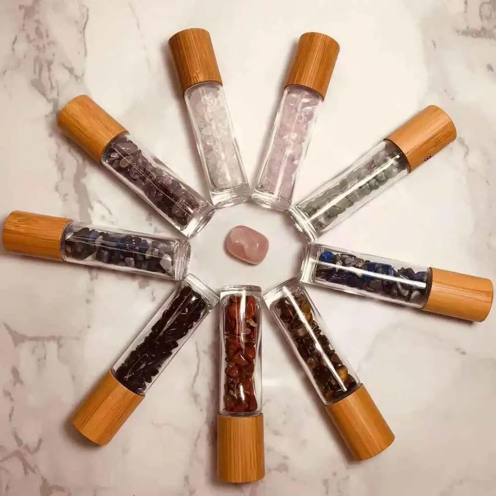 Doterra oil 10 мл стекло кристалл камень эфирные масла массажные бутылочки с роликом