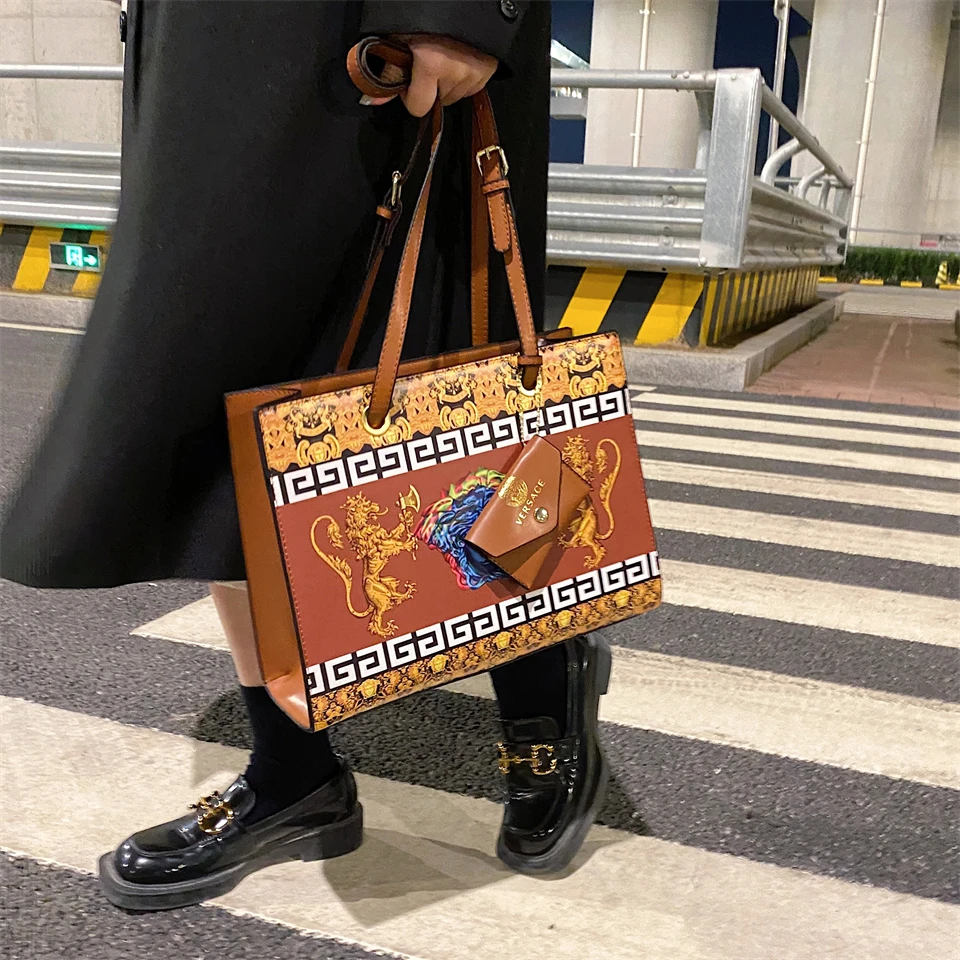 

2021 Luxury Brand Large Weave Bag Fashion New High Quality PU Leather Women Designer Handbag Big Capacity Shoulder Bags