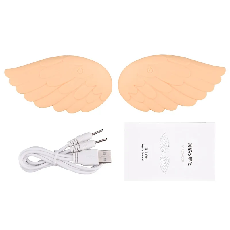 

CkeyiN Breast Enhancer Rechargeable Silicone Chest Enlargement Massager Anti-Chest Sagging Device Acupressure Massage Tool 50