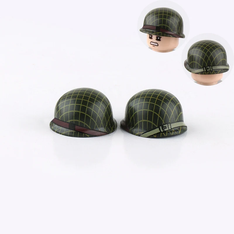 WW2 военный американский солдат M1 тень аксессуары строительные блоки армейские