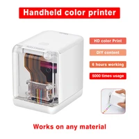 mbrush mini handheld full color printer portable wifi mobile color printer handheld printer and replacement ink cartridge r45