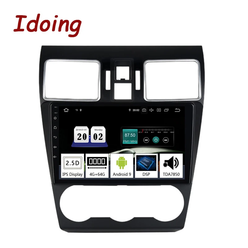 Idoing автомобильный мультимедийный плеер с 9-дюймовым дисплеем восьмиядерным