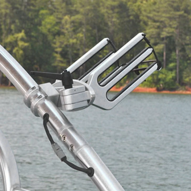 2 шт Wakeboard Tower Rack Surfboard Fork алюминиевая Wiredrawing Bracket лодка аксессуары для яхт | Спорт и
