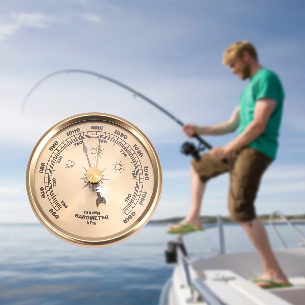 

Wall Mounted Household Barometer Thermometer Hygrometer Weather Station Hanging Weather Barometer Tools Fishing Accessories