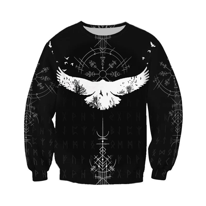

New Viking warrior tattoo 3D printed shirt casual 3D printed Hoodie / Sweatshirt / zipper men's and women's Satan tattoo