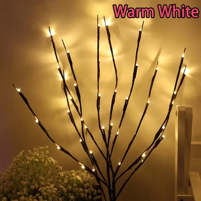 Светодиодный фонарь ветка светильник гирлянда для помещений литературный