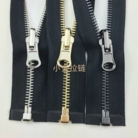 5 50 to 100cm long metal zipper single open end rotating reversible double side puller jacket garment tailor sewing accessories