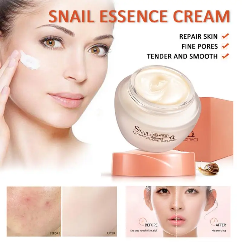 Крем для ухода за лицом корейские улитки белые кремы пополнение увлажняющие