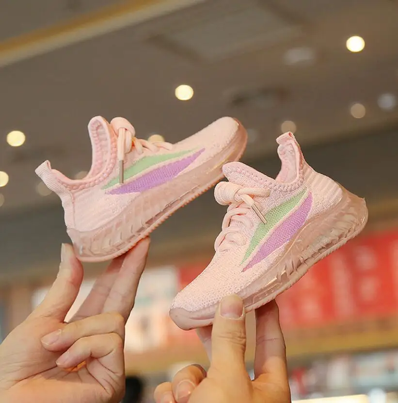 Детские дышащие повседневные ботинки мужские женские кроссовки с мягкой