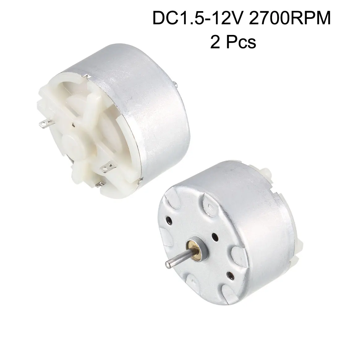 Uxcell(R) Горячая 2 шт DC1.5-12V 2700 об/мин микро массажер вибрирующий мотор RF-500TB-12560