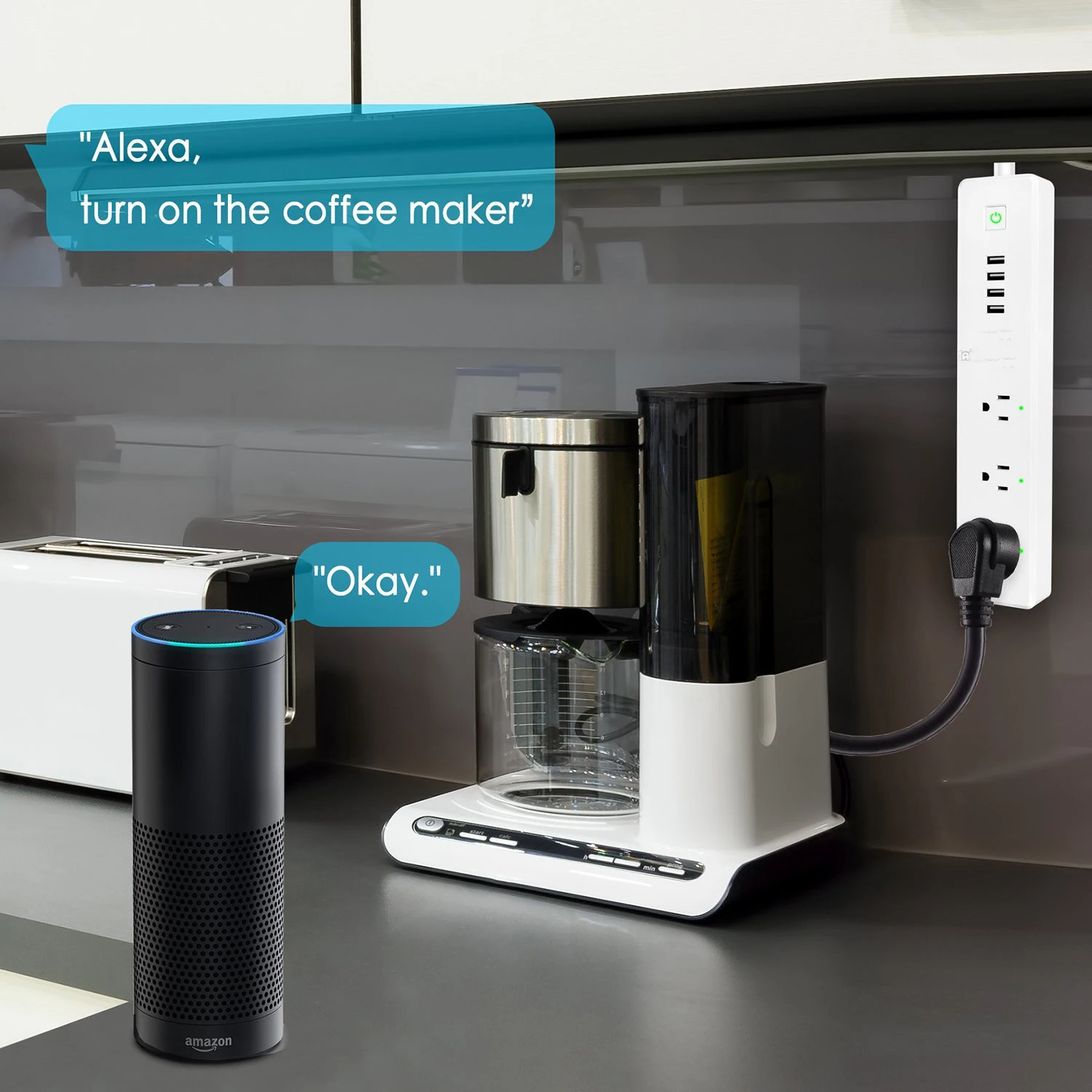 WiFi Smart power Strip США розетка с пульт дистанционного управления с USB стабилизатор напряжения работа с Alexa Google Home удлинитель