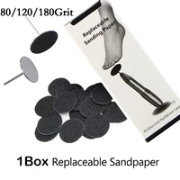 replaceable sandpaper callus remover tools for electric foot file disc cuticle hard dead skin pedicure tools