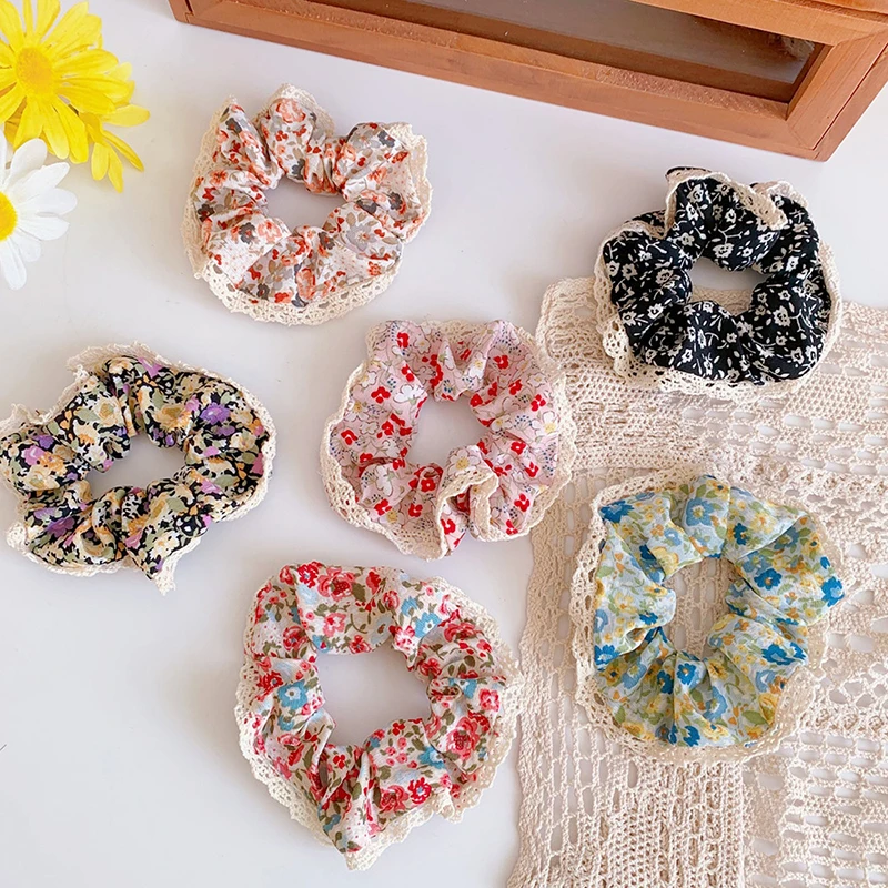 

Flower Hairband Hair Rope Hair Ring Hair Accessories Hair Ties Ponytail Holder Scrunchies Elastic Bands Scrunchy Accessories