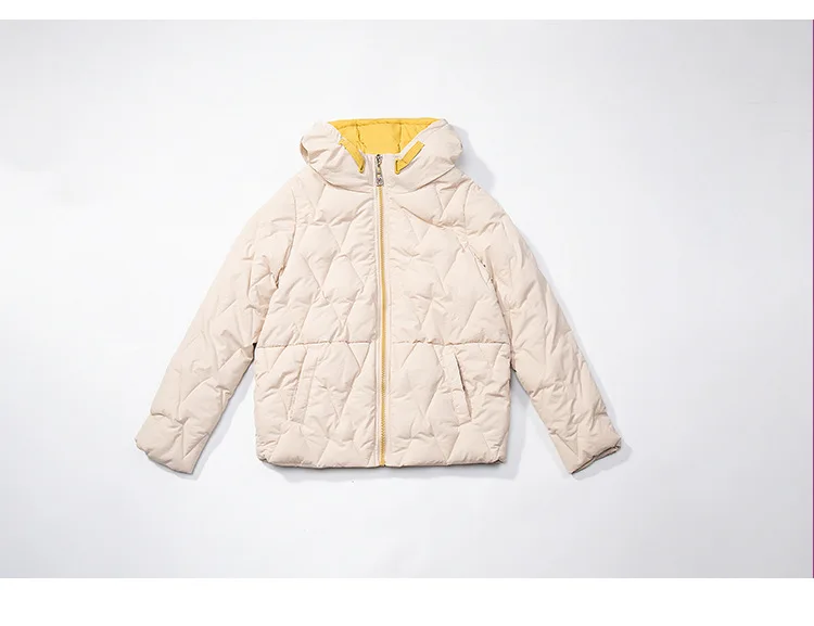 Женская свободная однотонная куртка с капюшоном в стиле Слим 936 | одежда