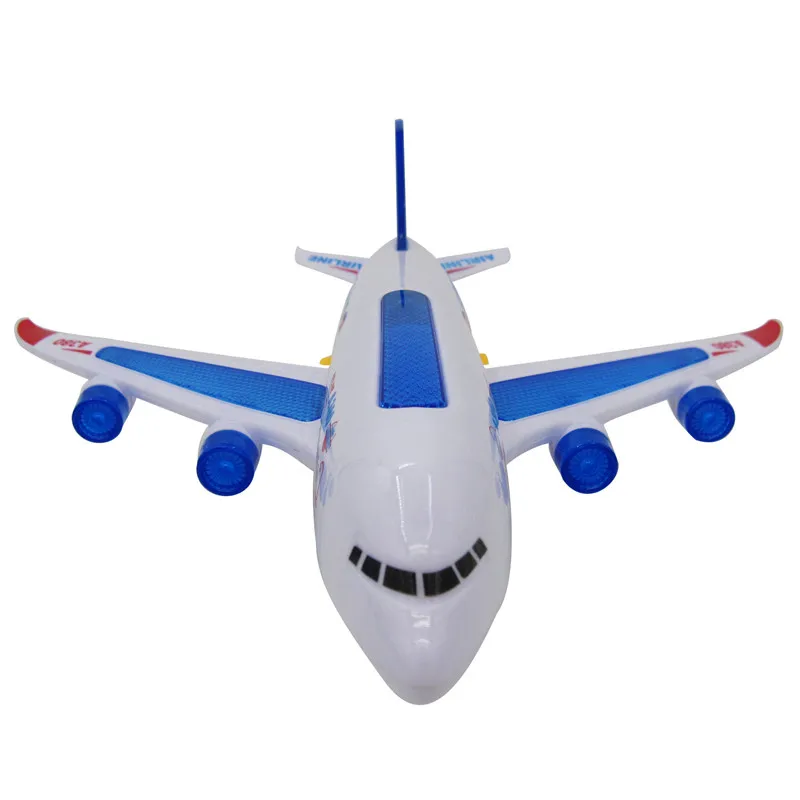 Детский самолет со светодиодной подсветкой музыкальный игрушки для детей