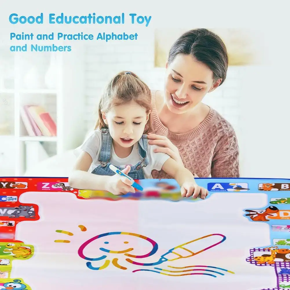 

Magic Magic Children 7 Color Water Canvas Writing Blanket Baby Graffiti Children's Toys Educational L3E1
