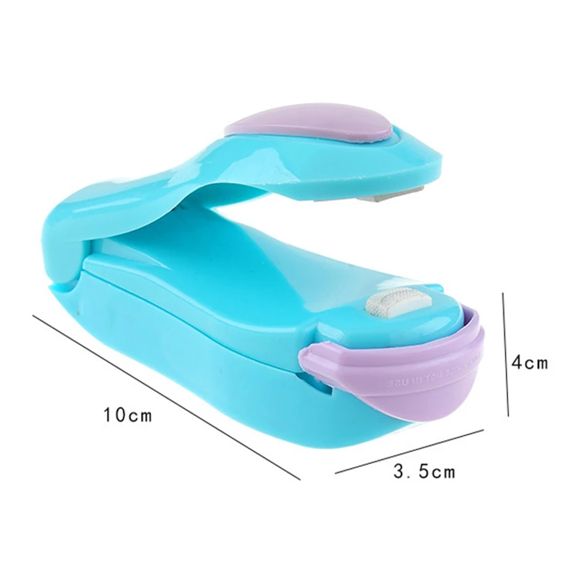 

Portable Household Mini Heat Sealing Machine Sealer Impulse Plastic Poly Bag Home Package Resealer Heat Sealer No Battery