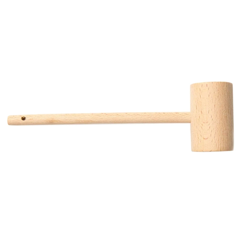 

Practical and durable wooden hammer Beech Wood Crab Mallet With Handle Simple Manual Seafood Meat Hammer Portable Kitchen Tool