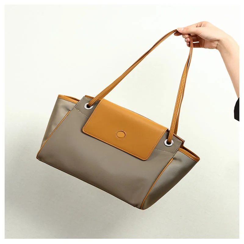 Woman Bag Shopper Large Oxford Handbag Leather Brown Vintage Fashion Mini Summer Womans Shoulder Bags New 2021