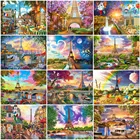 Evershine Алмазная вышивка город картина стразы Алмазная мозаика башня вышивка крестом Алмазная Живопись улица пейзаж подарок ручной работы