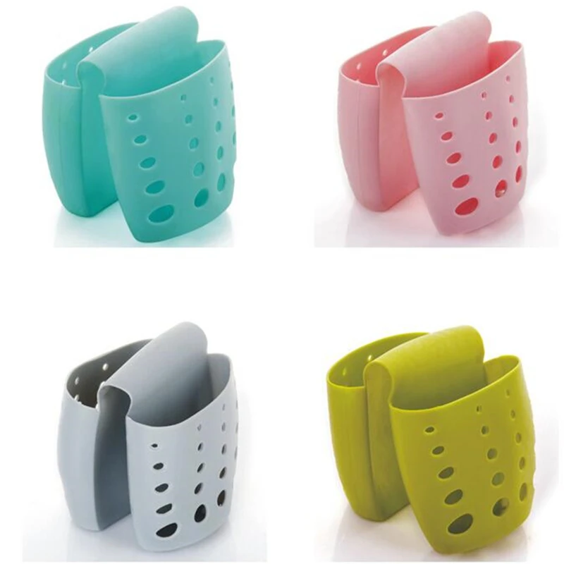 

Sink Water Storage Bag Basket Hanger Holder Bathroom Storage Holder Sink Sponge Drainer Rack Basket Cutlery Kitchen Container