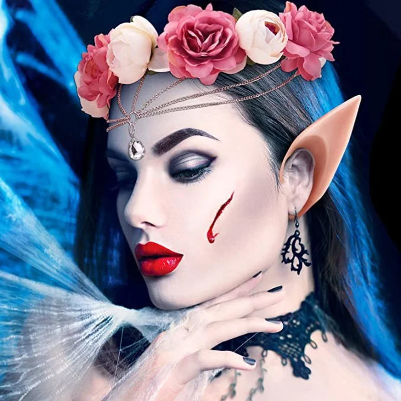 Украшения на Хэллоуин латексные эльфийские уши аксессуары имитация ангела