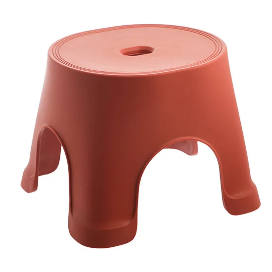 Простой пластиковый табурет для взрослых смены обуви маленький стул дома