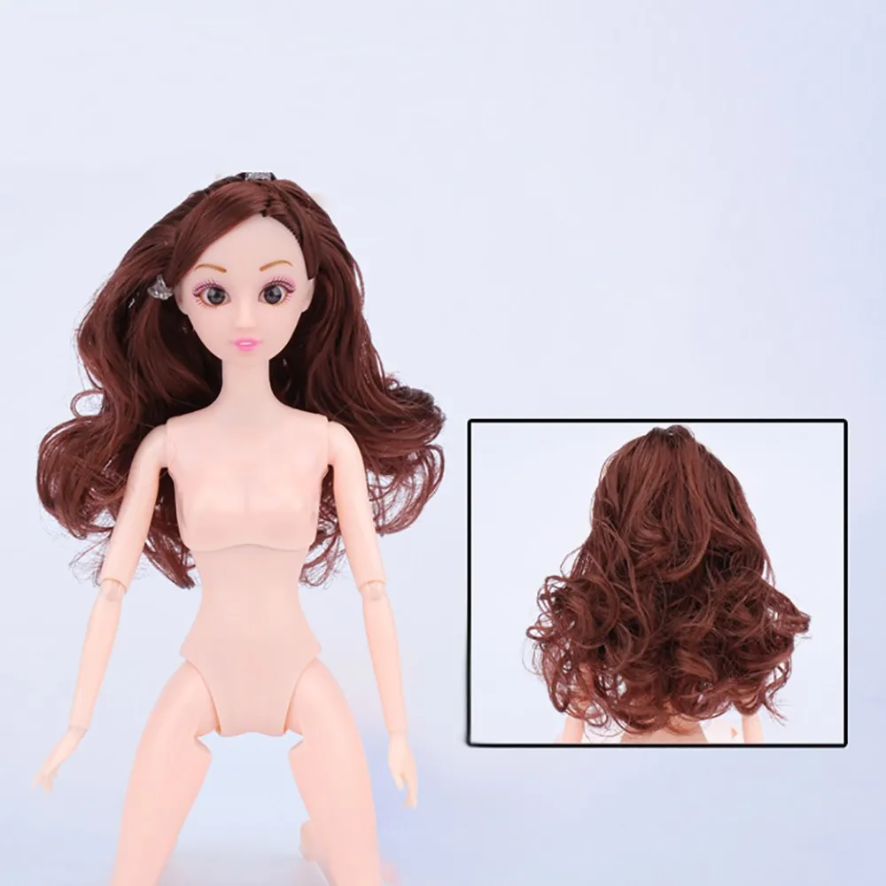 Новинка 30 см высота телесная кукла с головой 12 шарнирных движущихся голых тел DIY