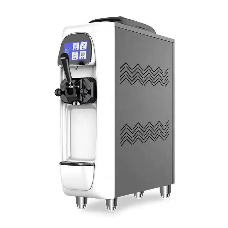Single Head Mini Soft Ice Cream Machine 16-22L / Hour Automatic Maker Digital Display 220V | Бытовая техника