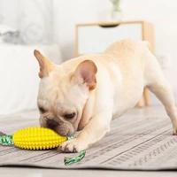 pet teeth cleaning stick corn dog toothbrush chew toy dog dental oral care toy for small medium large dogs