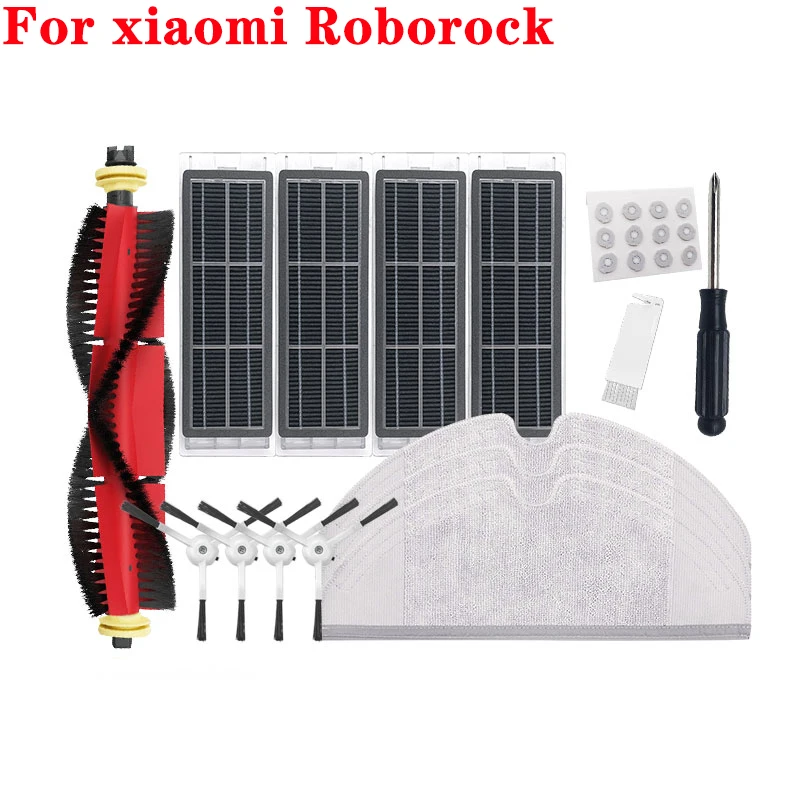 

For xiaomi mijia Roborock s5 s6 robot vacuum cleaner accessories HEPA filter S50 MAX main brush mop cloth side brush rag parts