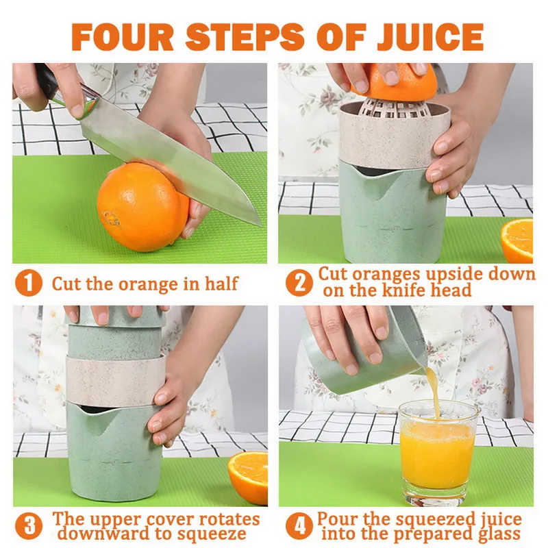 Горячая портативная 300 мл соковыжималка для цитрусовых апельсинового лимона