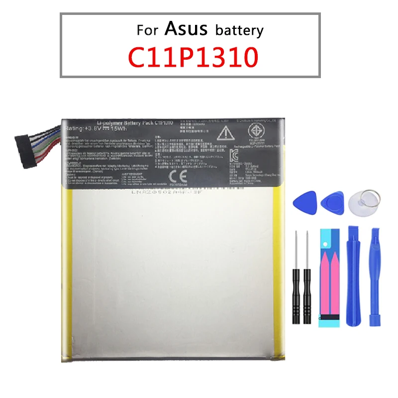Для Asus FonePad 7 ME372CG K00E ME372 Tablet Battery C11P1310 3950mAh|Батареи для планшетов и резервное