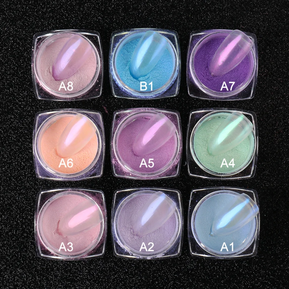 0 5 г порошок для ногтей Аврора зеркальный Хамелеон Dip тонкий Блестящий Русалка